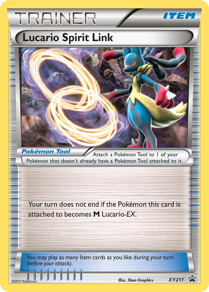 XY Promo Lucario Spirit Link #211